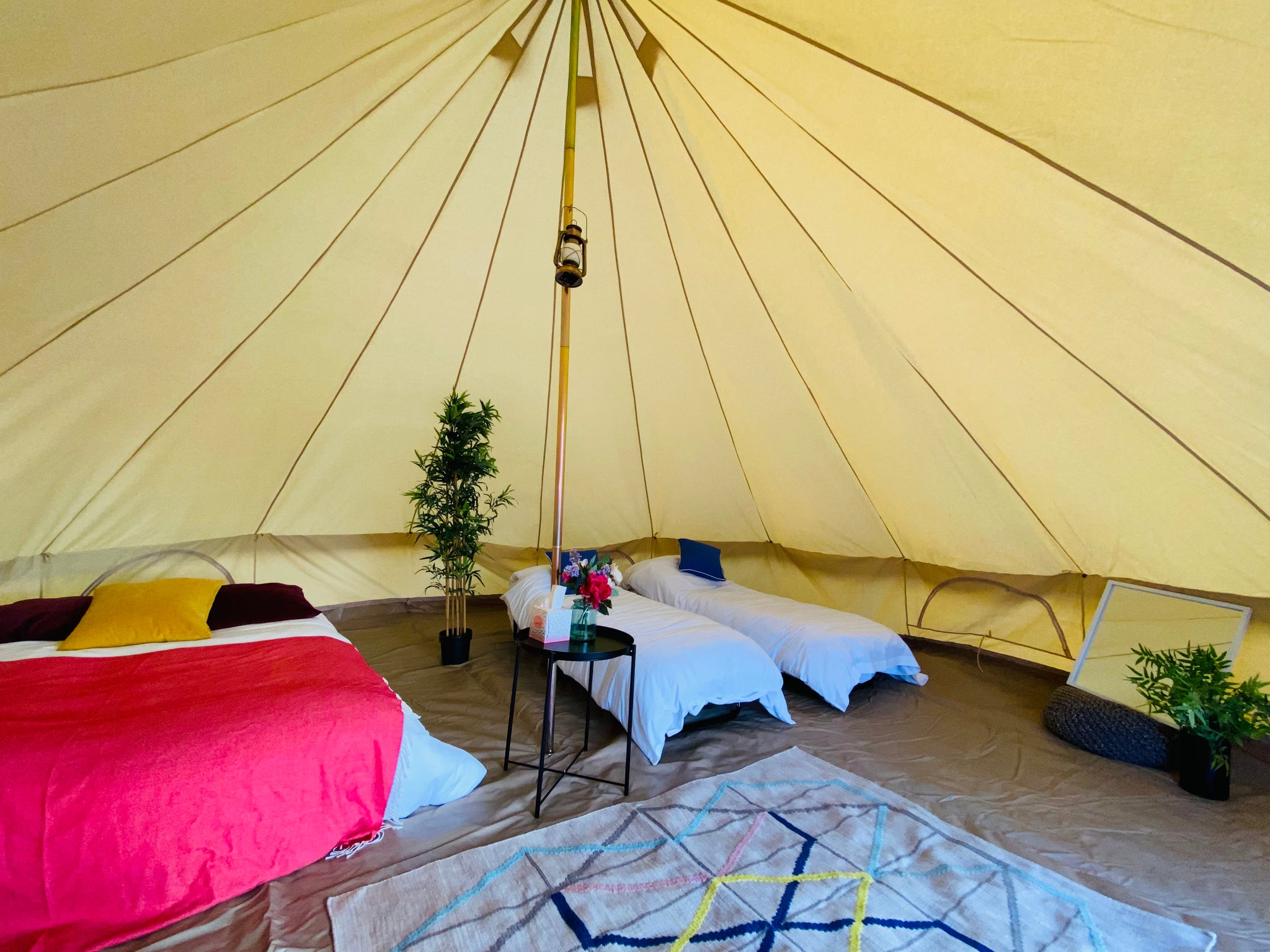 6m bell tents Belladrum - Premium
