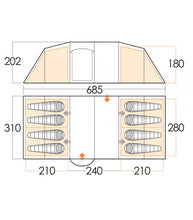 Load image into Gallery viewer, Belladrum - 8 Camper – Tent Only
